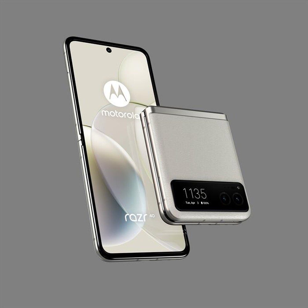"MOTOROLA - Smartphone RAZR 40-Vanilla Cream"