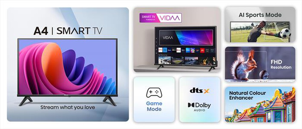 "HISENSE - Smart TV LED HD READY 32\" 32A49N-NERO"