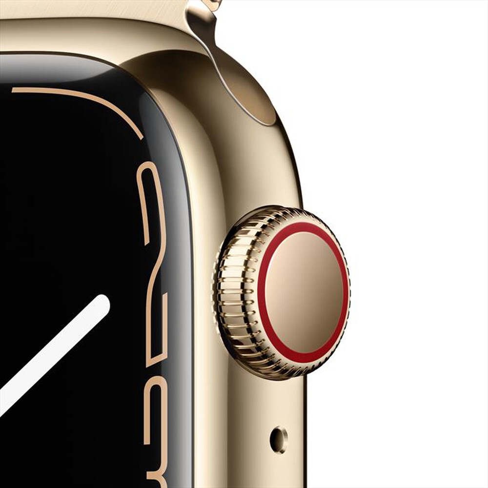 Immagine del prodotto APPLE - Watch Series 7 GPS+Cellular 41mm Acciaio Oro-Maglia Milanese Oro