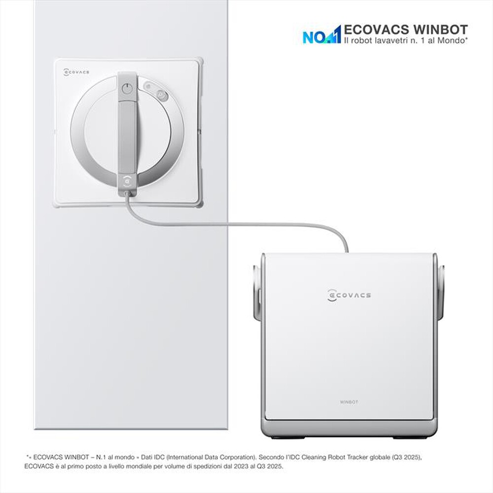 Immagine del prodotto ECOVACS - Robot lavavetri WINBOT W2 PRO OMNI-Bianco