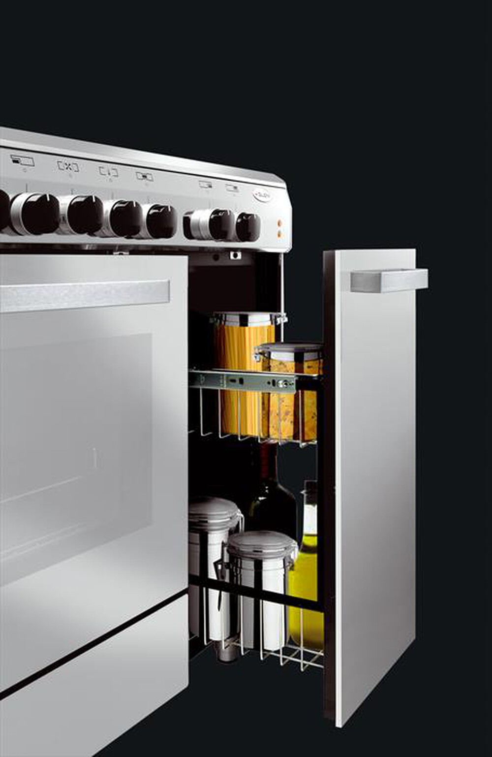 "GLEM GAS - Cucina a gas UQ855VI Classe A-Inox"