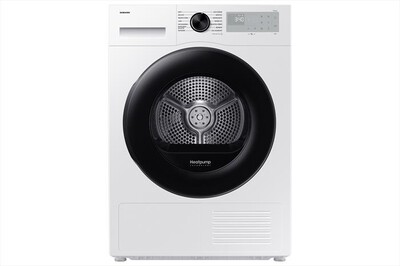 SAMSUNG - Asciugatrice DV90DG52A0AHET 9KG-bianco oblò nero display silve