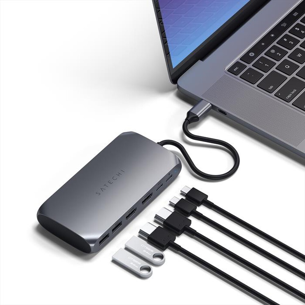 "SATECHI - ADATTATORE MULTIMEDIALE USB-C M1-SPACE GREY"