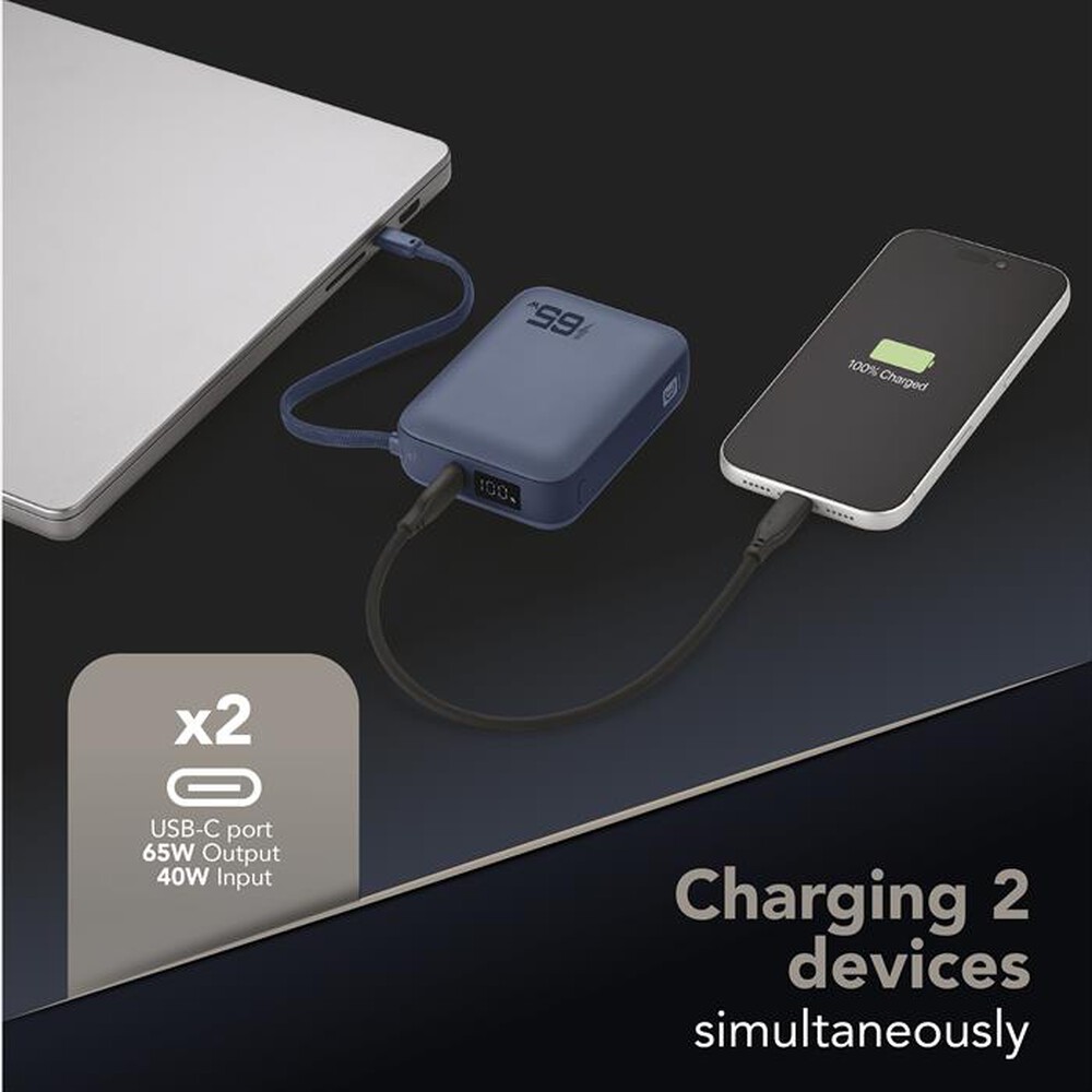 Immagine del prodotto CELLULARLINE - Power bank POCKET 20000 MAH 65W PORTA USB-C-Blu