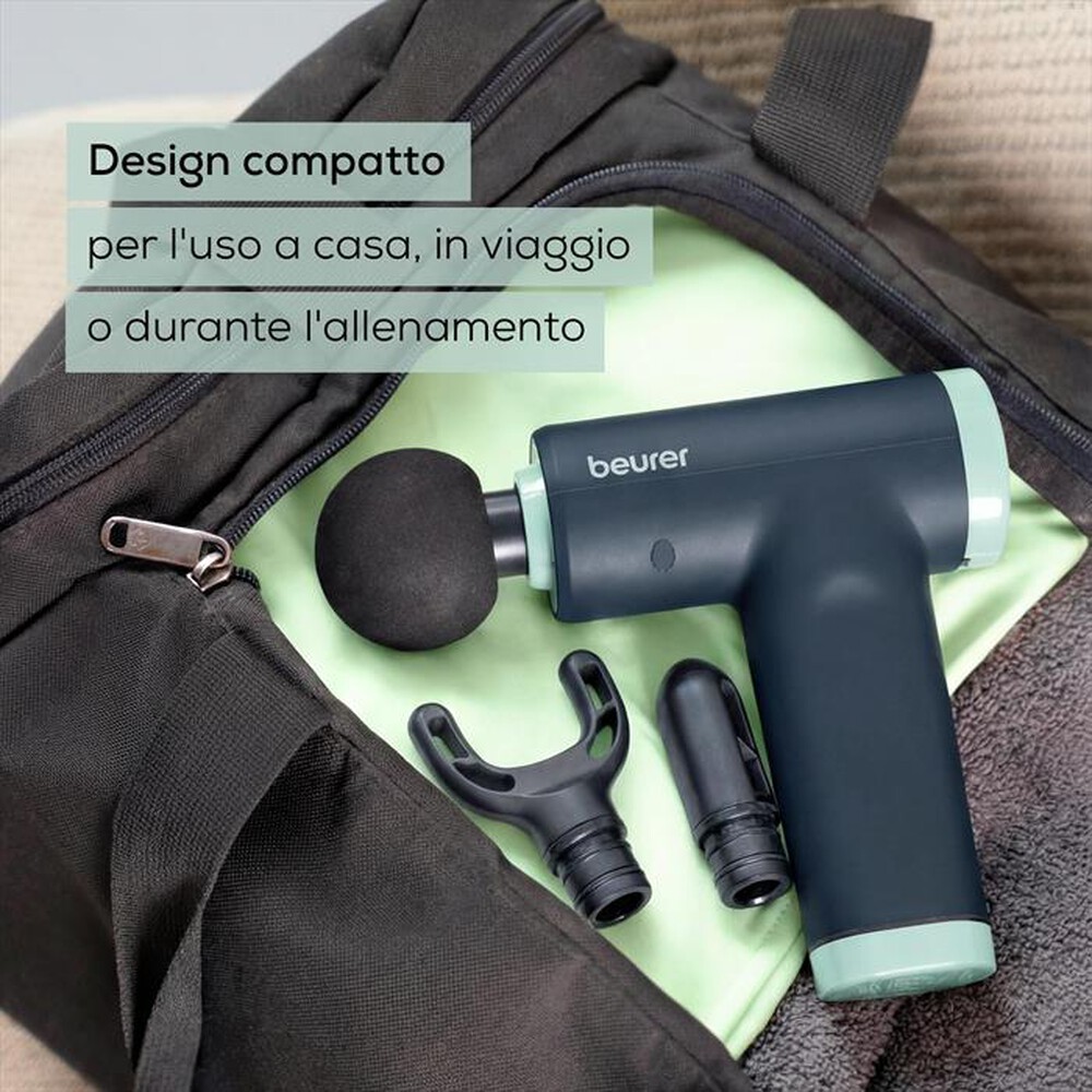 Immagine del prodotto BEURER - Pistola massaggiante MG 89 LIMITED EDITION 2026-Grigio scuro e verde salvia