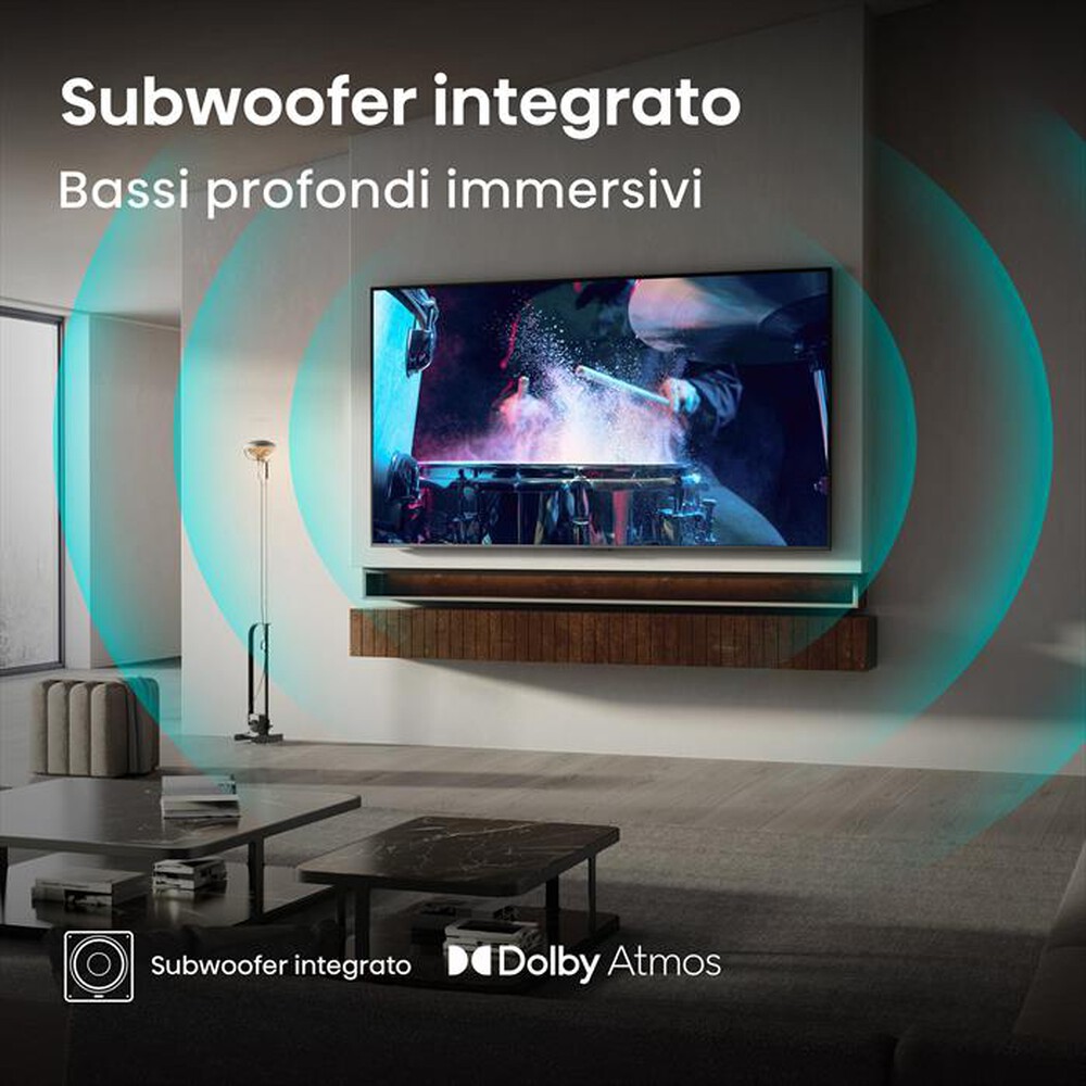 "HISENSE - Smart Tv Mini LED 55\" 4K Ultra HD 55U79Q 144Hz-NERO"