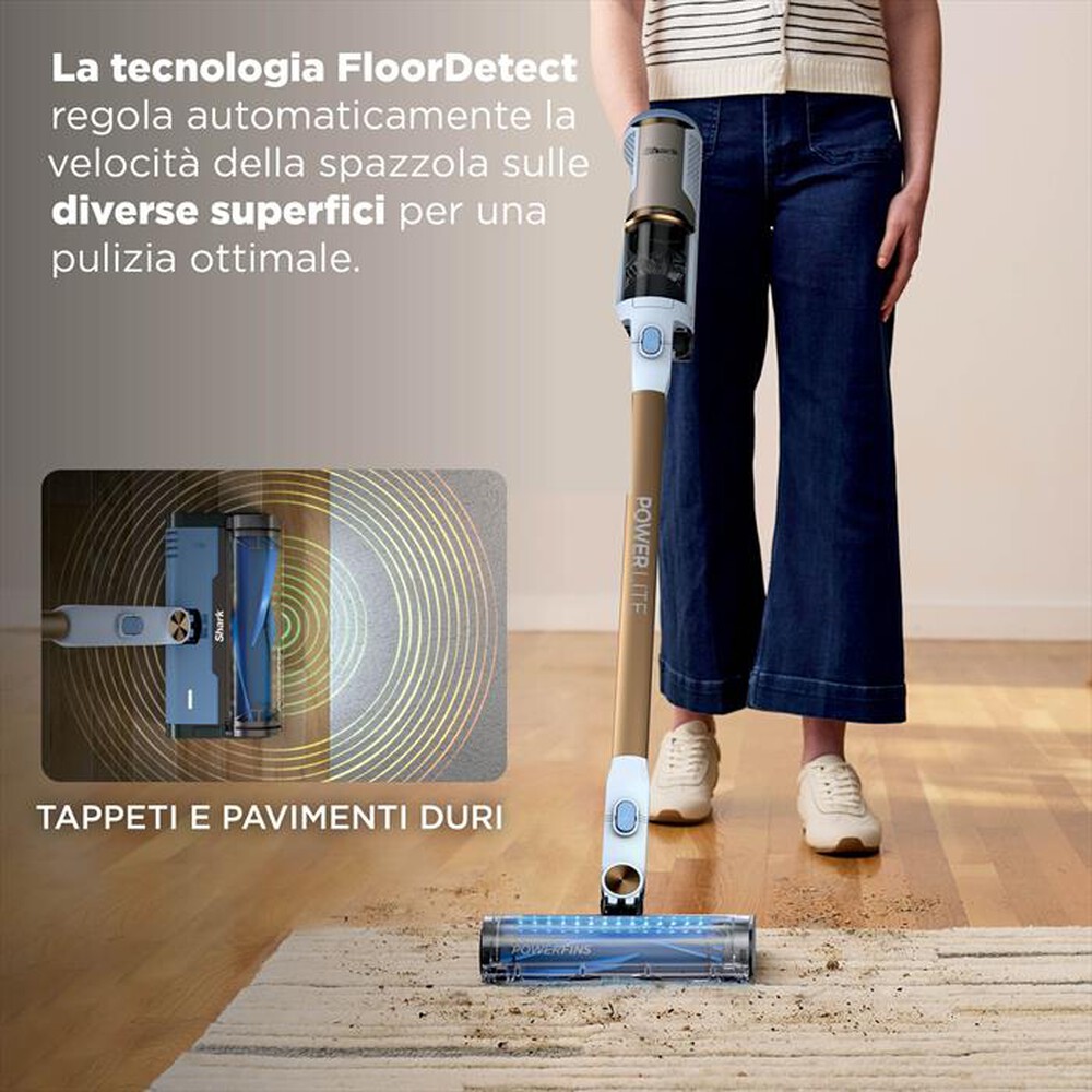 Immagine del prodotto SHARK - Scopa elettrica POWERDETECT LITE CORDLESS VACUUM-Oro/bianco