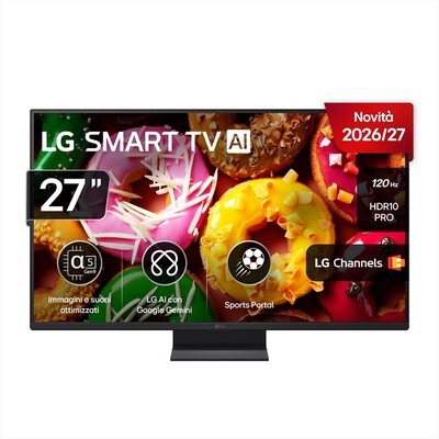 LG - Smart TV LED webOS FHD 27'' LB70 27LB70006LA-Charcoal Black