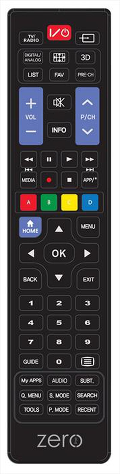 MEDIACOM - M-ZUNIRC51-NERO