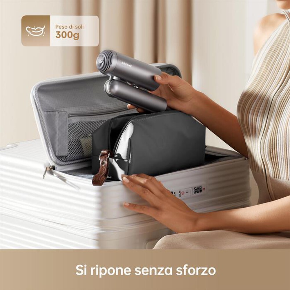 "DREAME - Asciugacapelli Hair Pocket-Grigio"