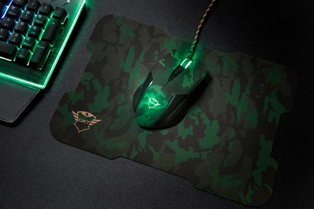"TRUST - GXT781 RIXA CAMO MOUSE & PAD-Camouflage"
