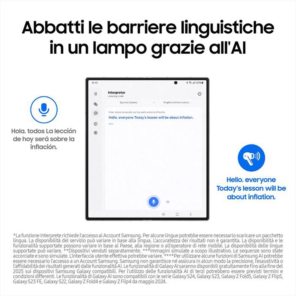 Immagine del prodotto SAMSUNG - Galaxy Buds3-SILVER
