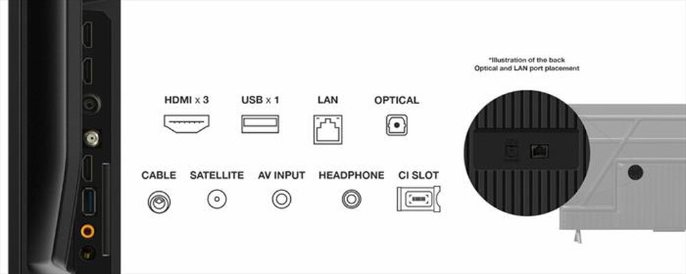Immagine del prodotto TCL - Smart TV Ultra HD 4K 50" 50P61B-Titanio