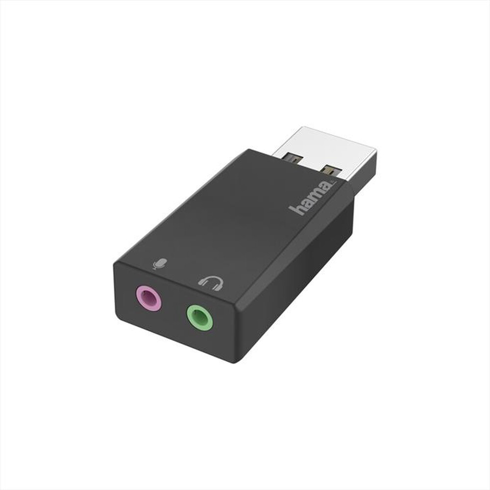 "HAMA - ADATTATORE AUDIO-Nero"