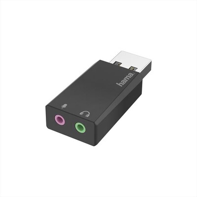 HAMA - ADATTATORE AUDIO-Nero