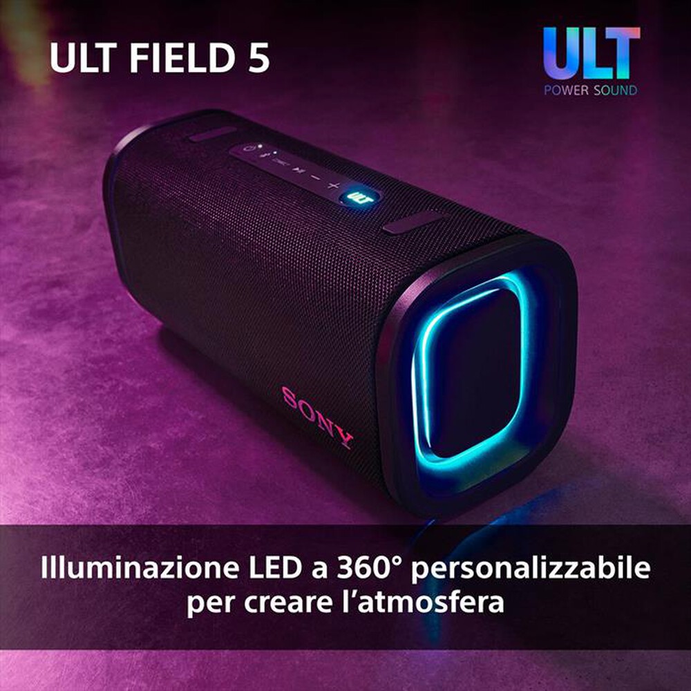 Immagine del prodotto SONY - Speaker portatile Wireless Bluetooth SRSULT50B.CE7-Nero