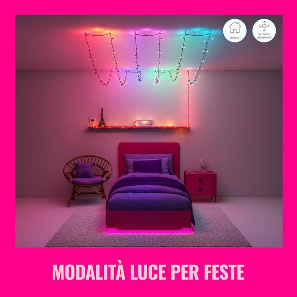 "WIZ - STRINGA DI LUCI LED-RGB-Multicolore"