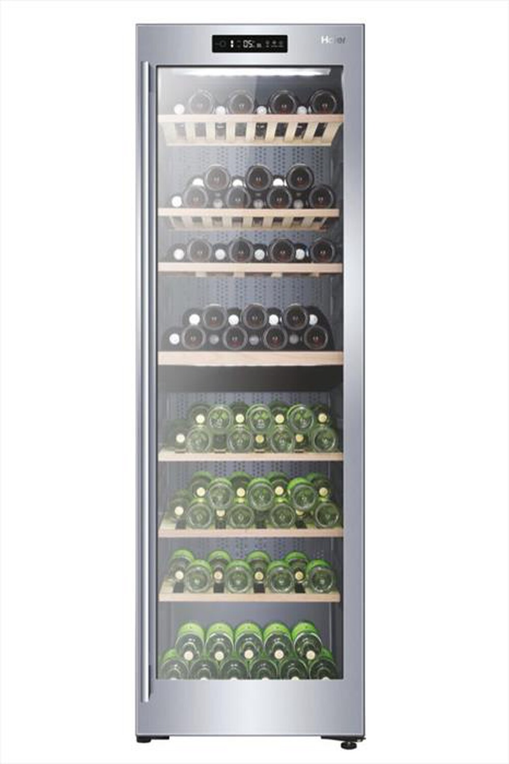 "HAIER - Cantinetta WS137GDNFI Classe F 137 bottiglie-Nero"