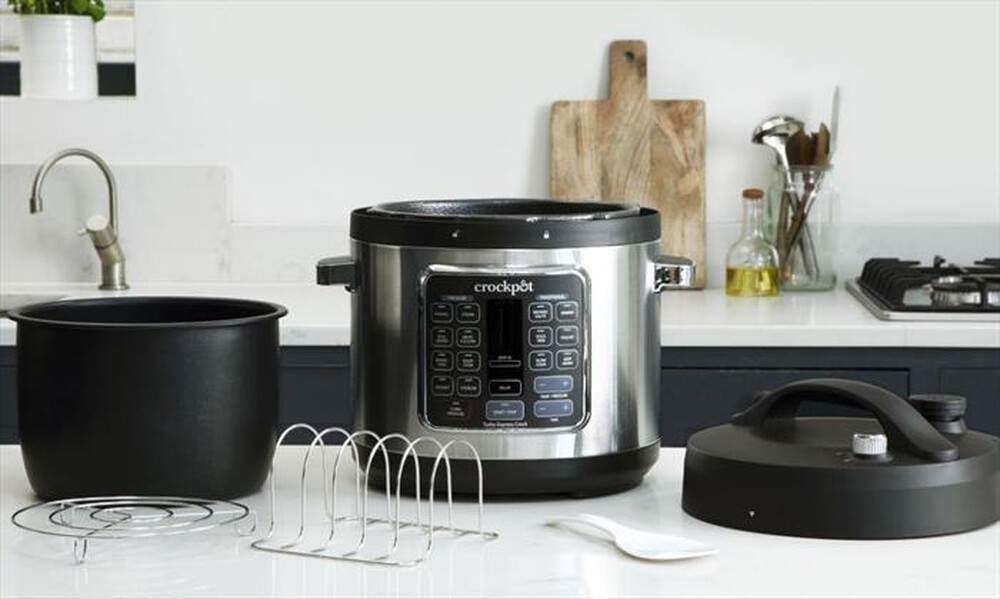 "Crock Pot - TURBO EXPRESS COOKER 5.6 LT-Argento"