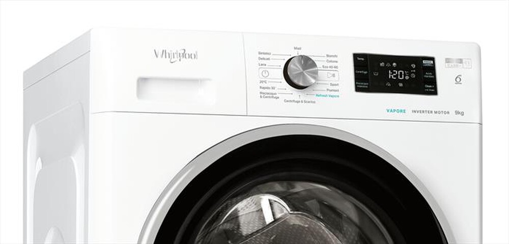 "WHIRLPOOL - Lavatrice FRESHCARE FFB R8529 BSV IT 9 Kg Classe B-Bianco"