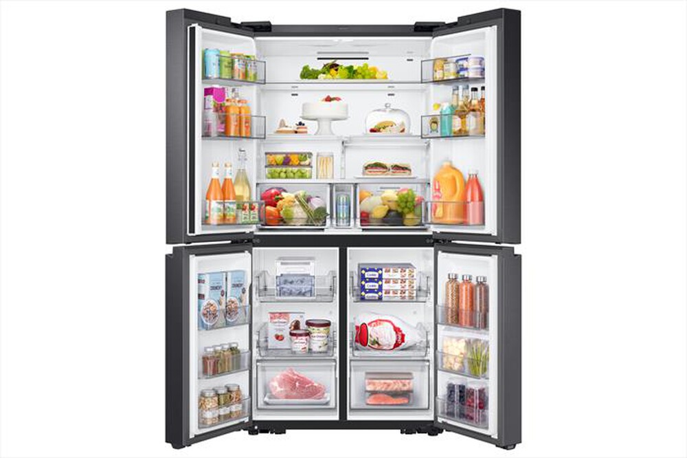 "SAMSUNG - Frigorifero 3 e più porte RF65A90TEB1/ES Classe E-Matte Black"