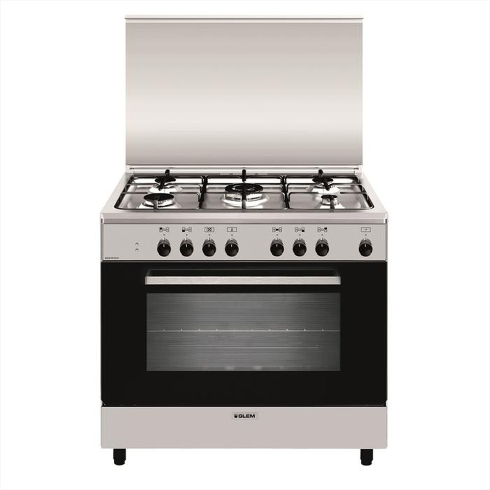 "GLEM GAS - Cucina a gas AN965MI6 Classe A-inox"