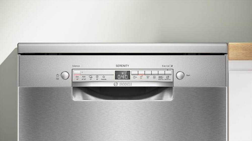 "BOSCH - Lavastoviglie SMS2HTI02E Classe D 14 coperti-Acciaio inossidabile"