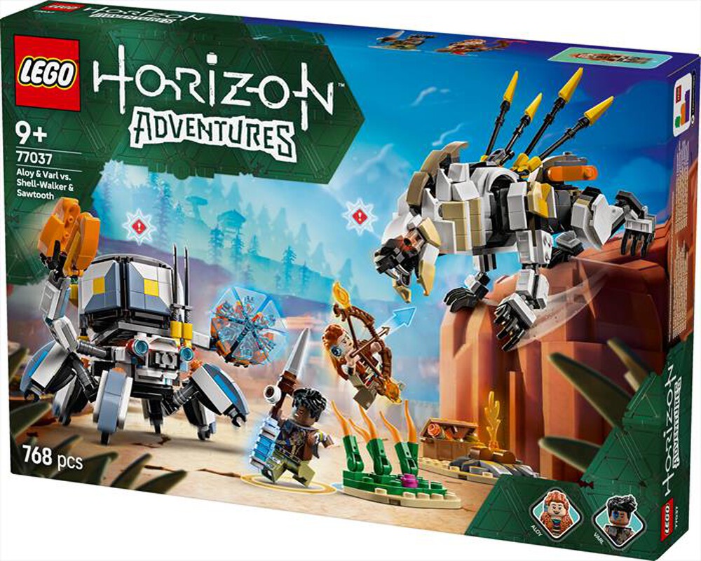Immagine del prodotto LEGO - HORIZON Aloy e Varl vs Arcapode e Secodonte 77037