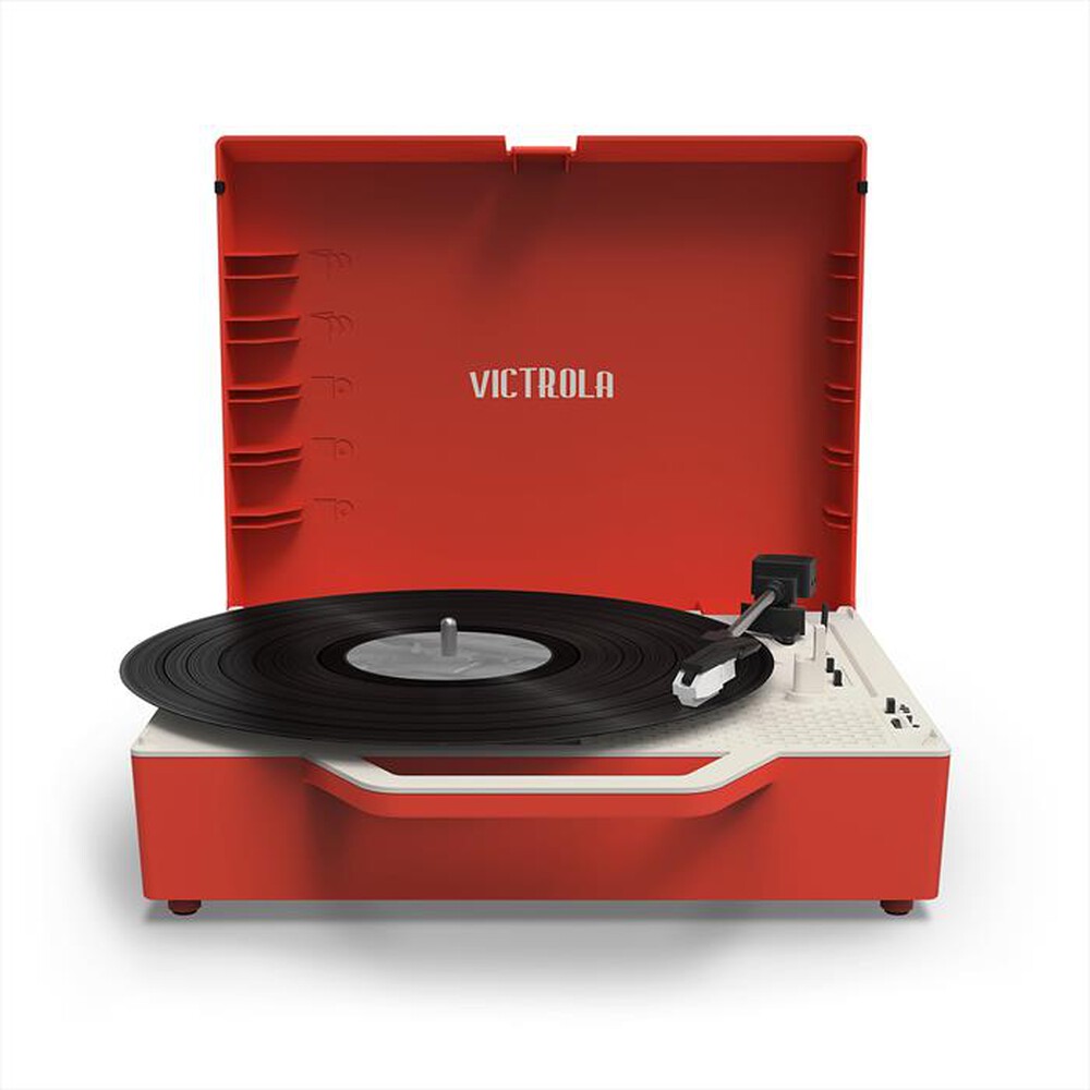 "VICTROLA - Piatto giradischi RE-SPIN-ROSSO"