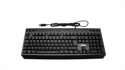 AAAMAZE - TASTIERA RAINBOW GAMING AMGT0011-NERO