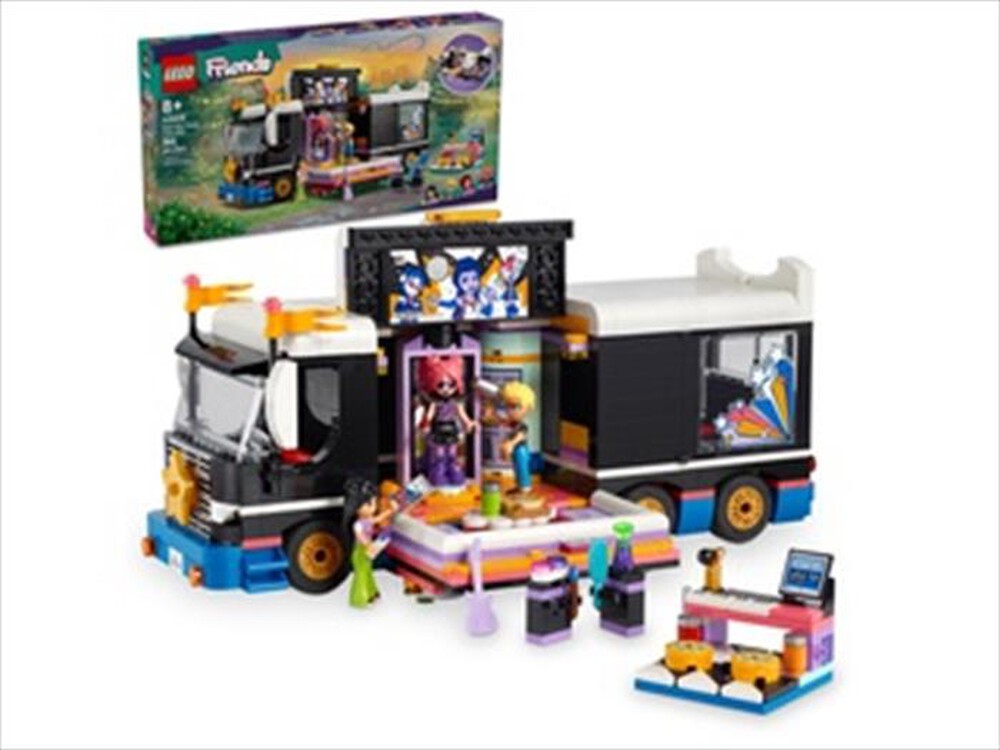 "LEGO - FRIENDS Tour Bus delle pop star - 42619-Multicolore"