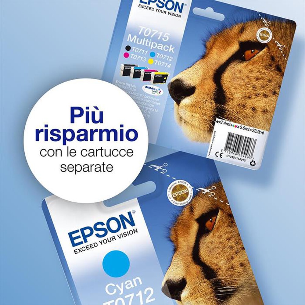 "EPSON - Multipack Epson DX4000 4 colori blister \"RS\"-Multipack (B,C,M,Y)"