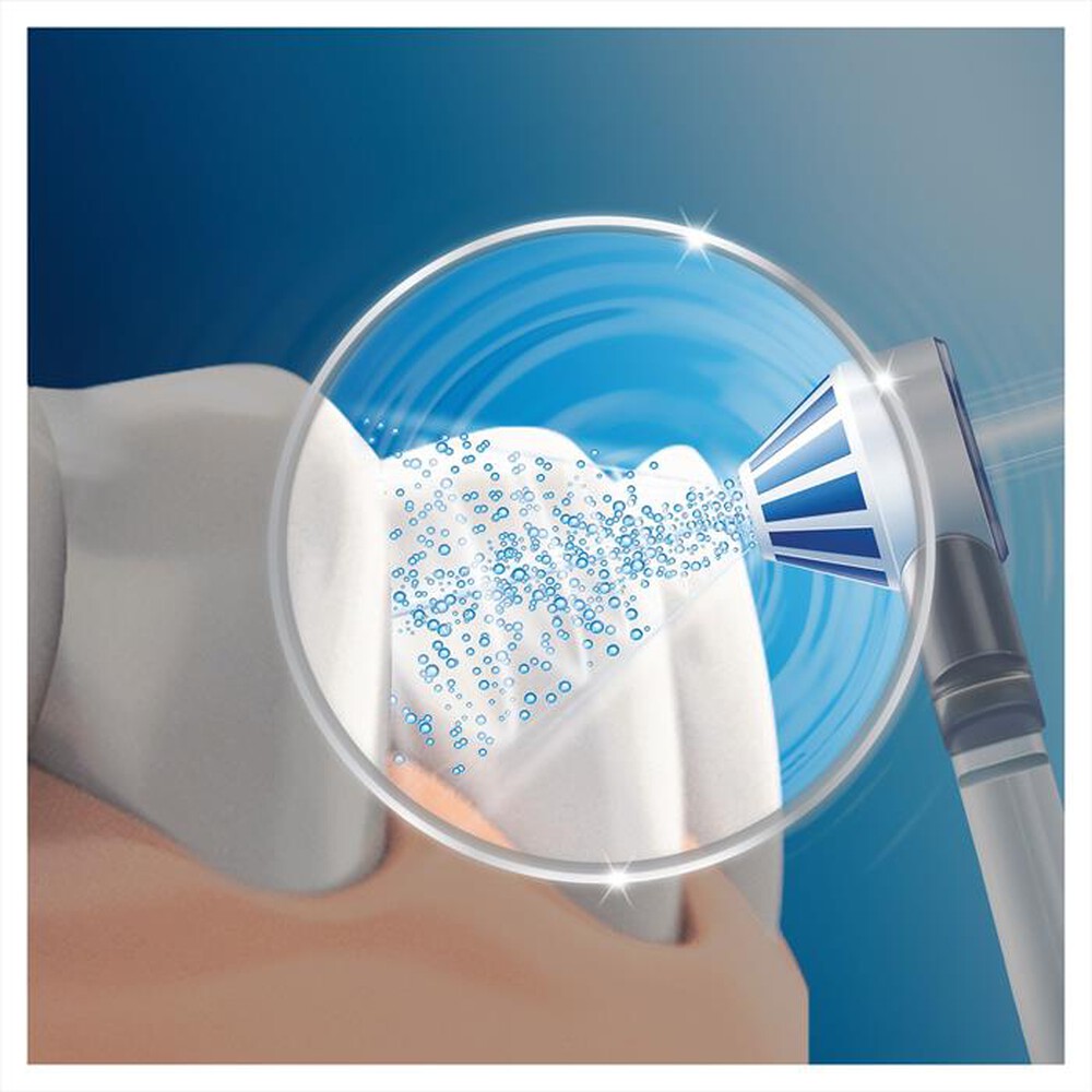 "ORAL-B - Spazzolino elettrico SMART 5000 e idropulsore OXYJ-Bianco"