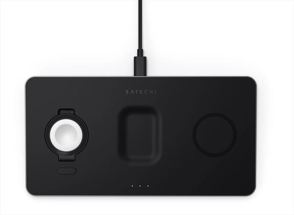 "SATECHI - TAPPETINO DI RICARICA TRIO WIRELESS-nero"