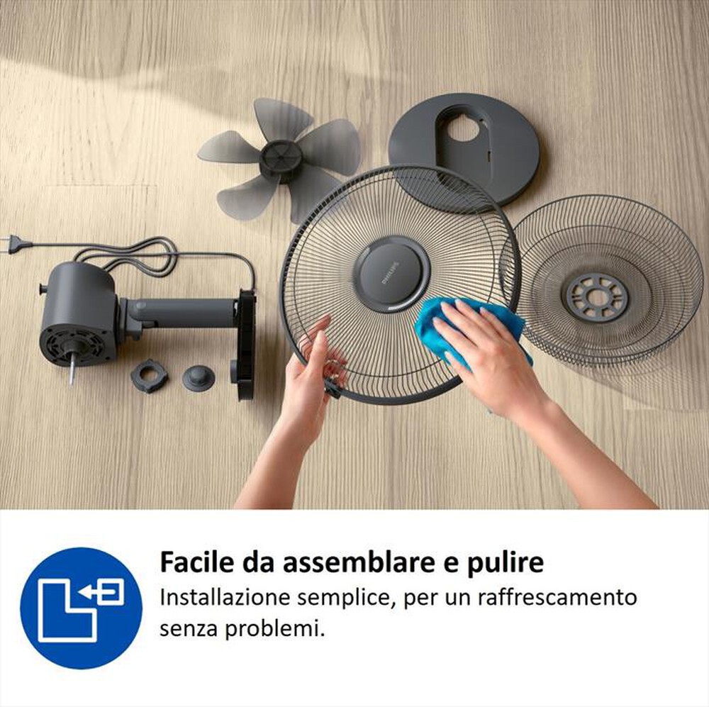 Immagine del prodotto PHILIPS - Ventilatore da scrivania Serie 1000 CX1030/01-Nero
