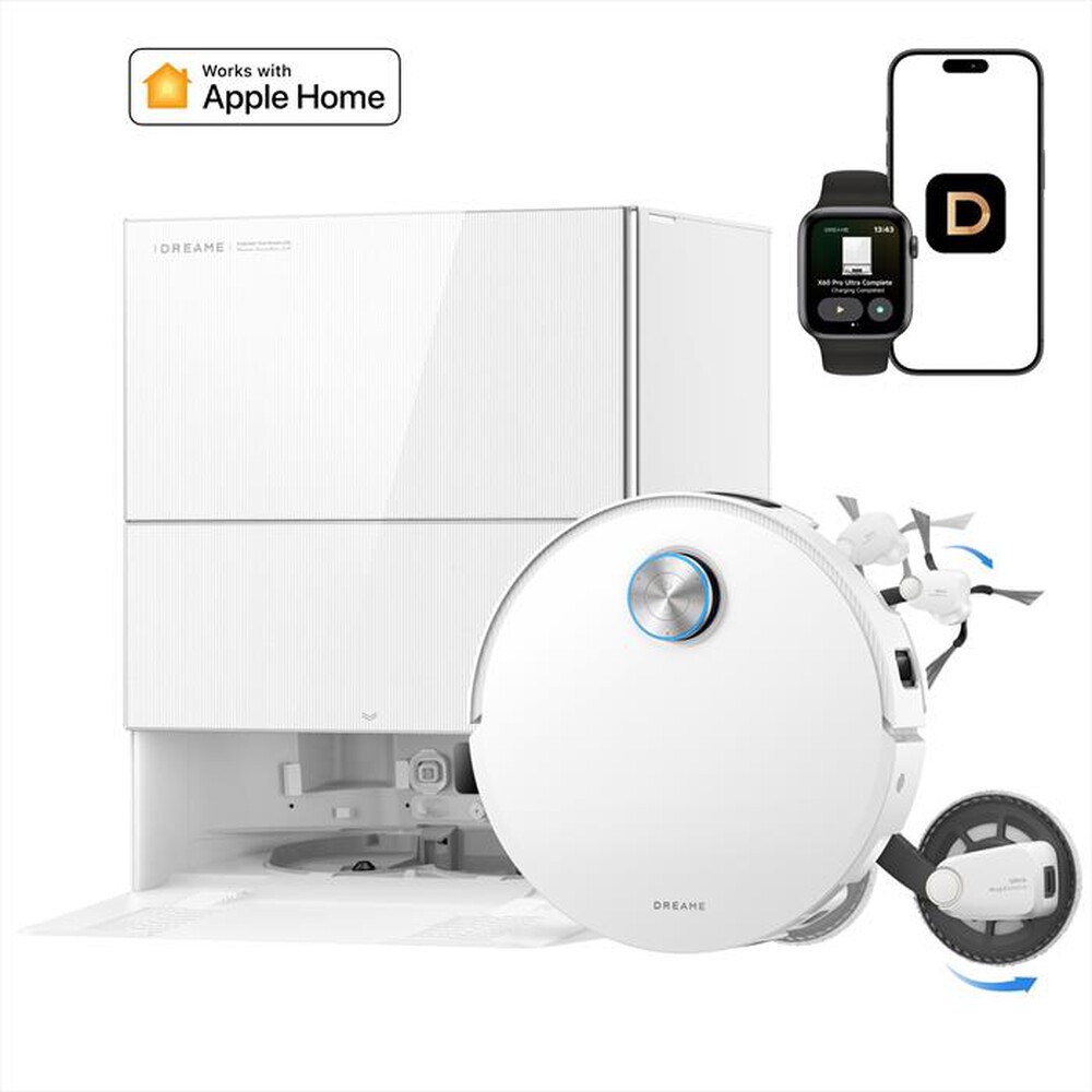 Immagine del prodotto DREAME - Aspirapolvere robot X60VIM PRO ULTRA COMPLETE-Bianco