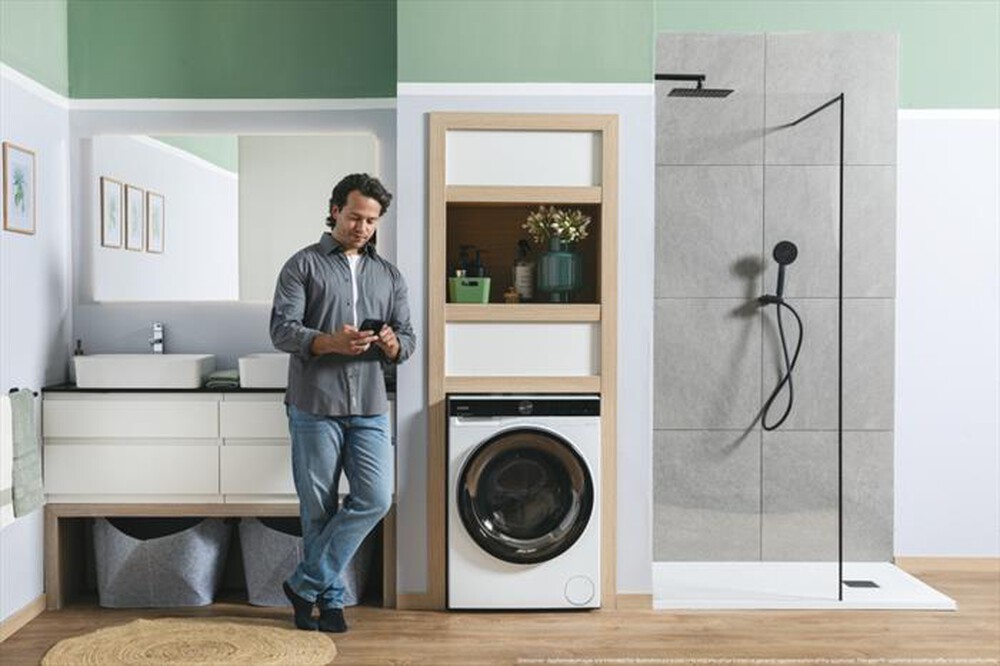 "CANDY - Lavatrice BS412B8 12KG Classe A-White"