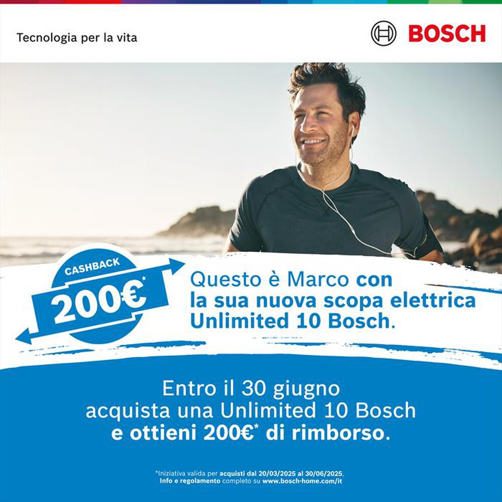"BOSCH - Aspirapolvere ricaricabile BCS1041PET-Black,Red"