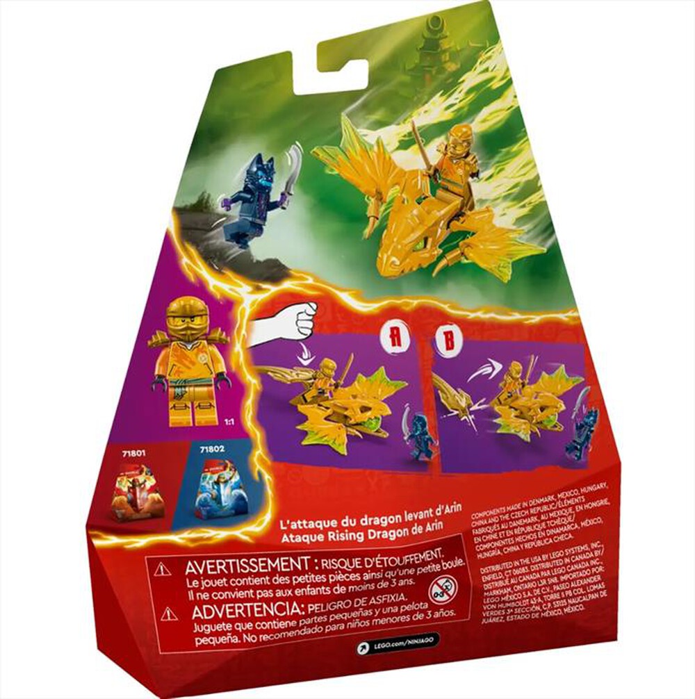 Immagine del prodotto LEGO - NINJAGO Attacco del Rising Dragon di Arin - 71803-Multicolore
