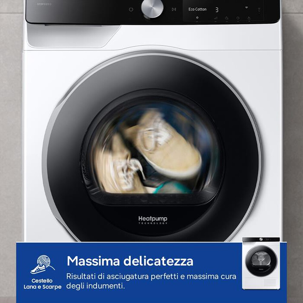 Immagine del prodotto SAMSUNG - Asciugatrice DV90DG6845LKU3 9Kg Classe A-Bianco