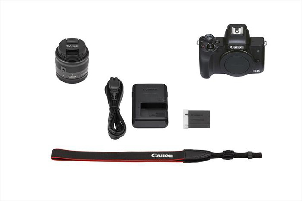 "CANON - FOTOCAMERA MIRRORLESS EOS M50 MARK II 15-45MM VUK-Black"