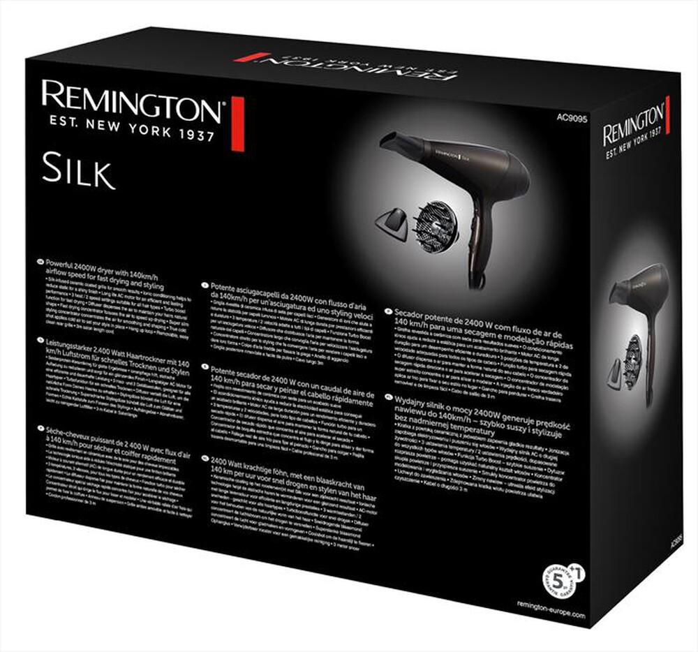 "REMINGTON - Asciugacapelli AC9095-BLACK"