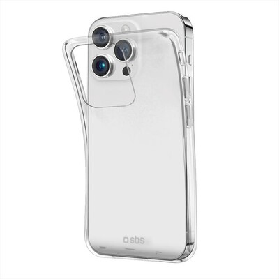 SBS - Cover Skinny TESKINIP1561PT per iPhone 15 Pro-Trasparente