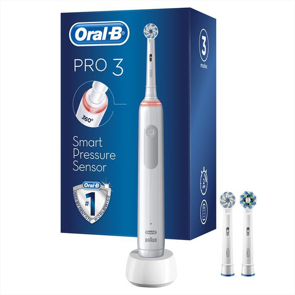 "ORAL-B - Spazzolino elettrico PRO 3 3700-Bianco"