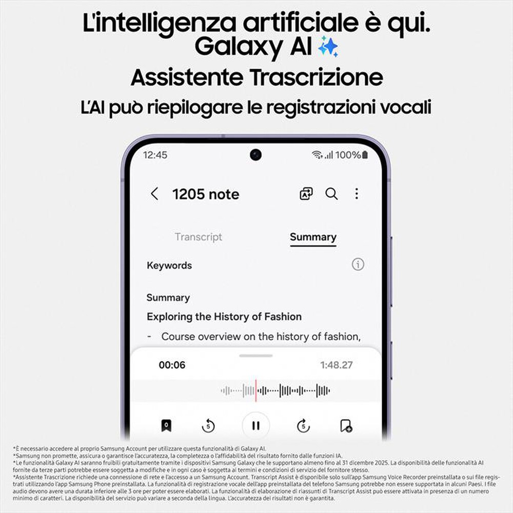 Immagine del prodotto SAMSUNG - GALAXY S24 256GB-Cobalt Violet