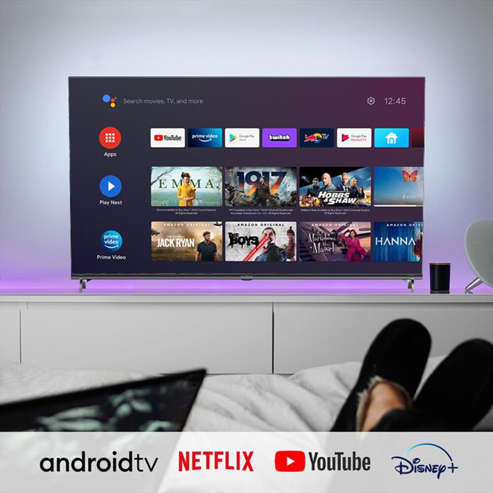 "STRONG - Smart TV LED UHD 4K 55\" SRT55UD7553-argento"