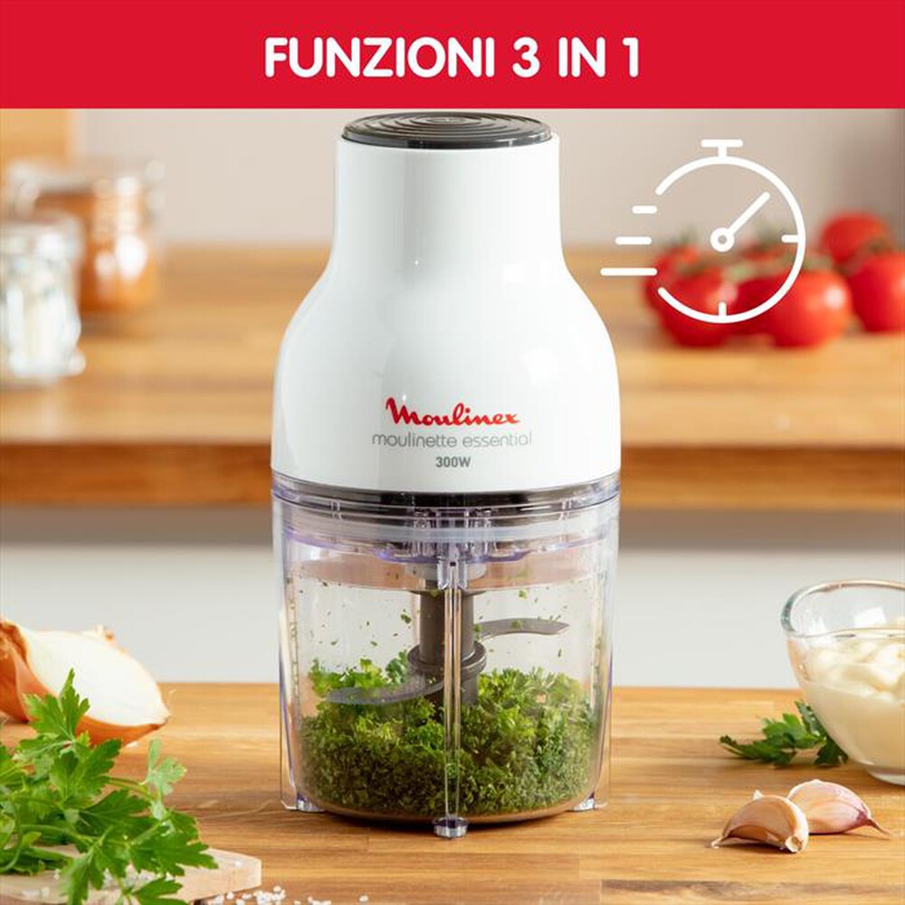 "MOULINEX - DJ5201  Moulinette Essential-Bianco"