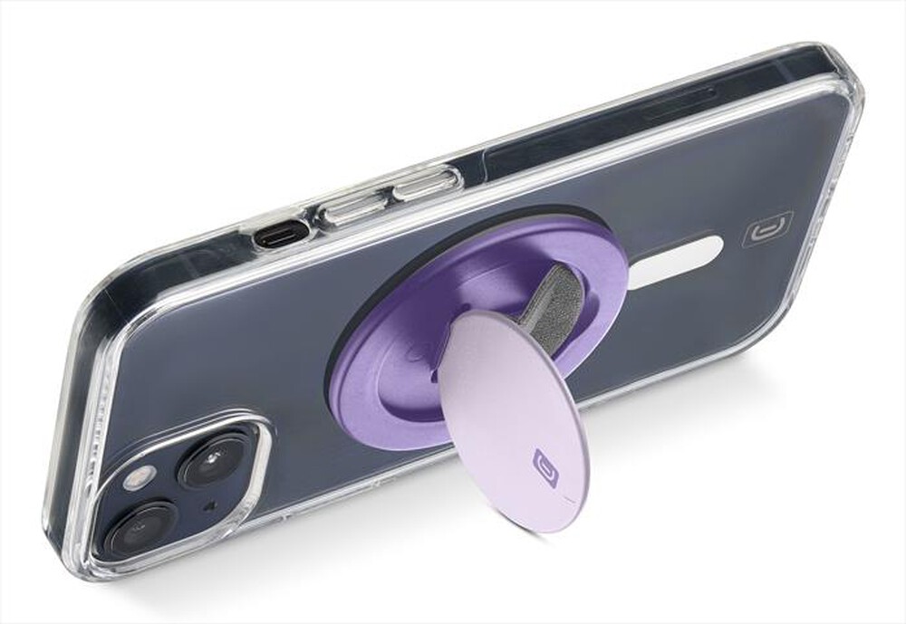 "CELLULARLINE - Supporto magnetico con funzione stand MagSafe-Violet"