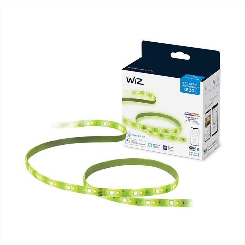 "WIZ - COLOR STARTERKIT LIGHTSTRIP 2M-Luce bianca e colorata"