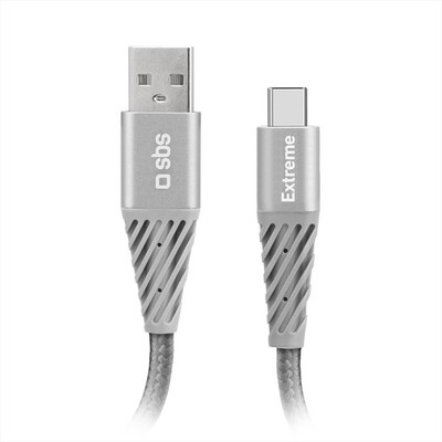 SBS - Cavo Extreme 1,5 mt TECABLEUNRETCK-Grigio